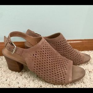 Franco Sarto Leather Upper Heels